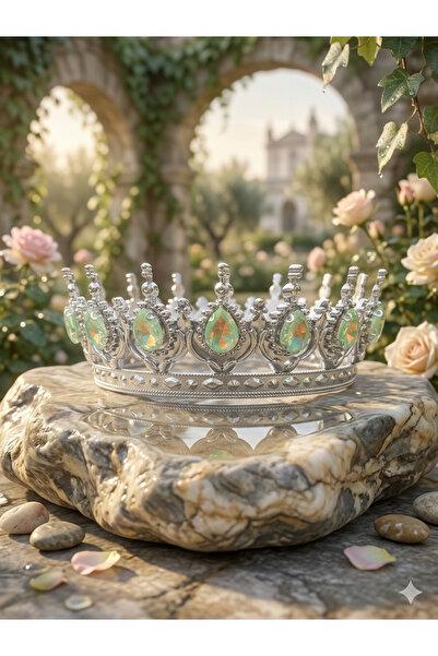 GOLDCENTER COROANĂ DE PLASTIC CU METAL, DIAMANTE ȘI PIATRĂ |   Tăviță de past...