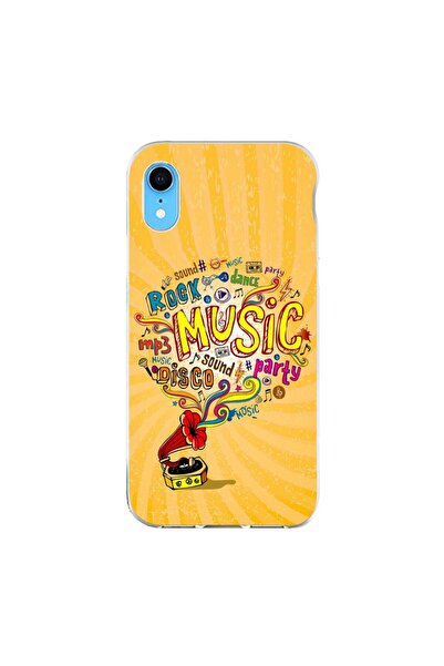OEM Θήκη συμβατή με Apple iPhone XR από σιλικόνη gel TPU με σχέδιο μουσικής σ...