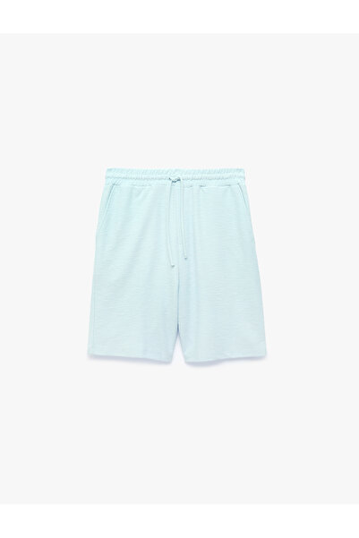 Koton Regular Fit Pocket Bermuda Shorts with Belted Waist