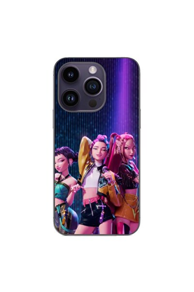 OEM Husa compatibila cu Apple iPhone 15 Pro Silicon Tpu Model KPop Demon Hunt...