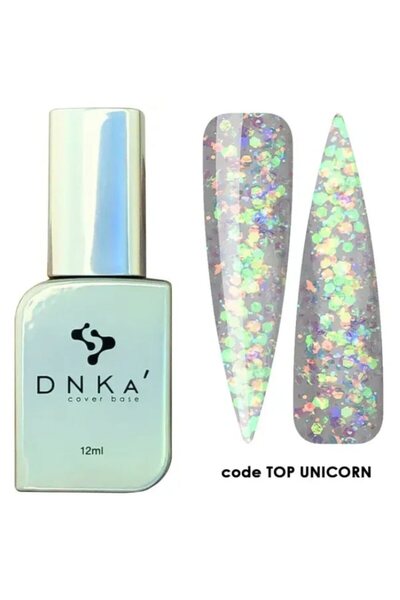 OEM Finisaj UV pentru unghii, Top Coat Unicorn DNKa, 12ml
