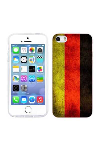 OEM Husa compatibila cu Apple iPhone 5S, iPhone 5 Silicon Gel Tpu Model Germa...