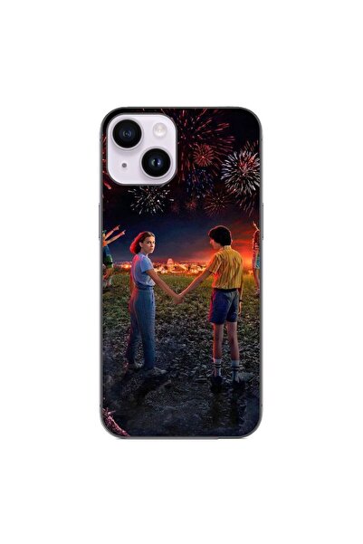 OEM Θήκη συμβατή με Apple iPhone 15, από σιλικόνη gel TPU, μοντέλο Stranger T...