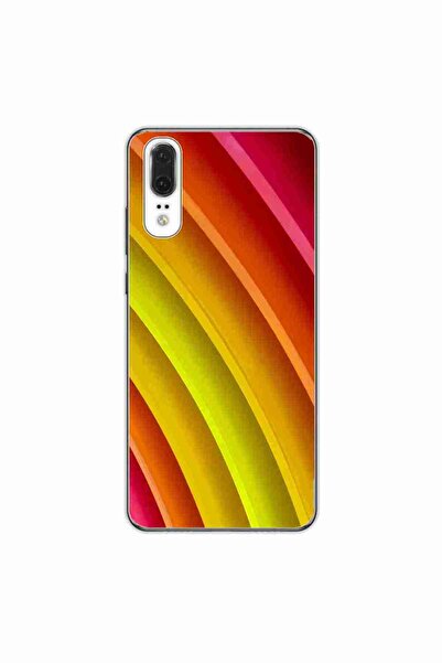 OEM Husa compatibila cu Huawei P20 Silicon Gel Tpu Model Abstract Stripes