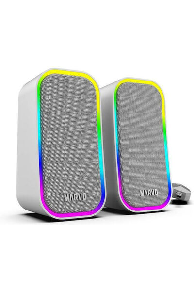 MARVO SG-285 Havoc20 2.0 Ηχεία με RGB 6W Γκρι