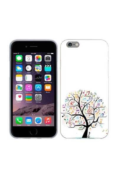OEM Husa compatibila cu Apple iPhone 6, iPhone 6S Silicon Gel Tpu Model Music...