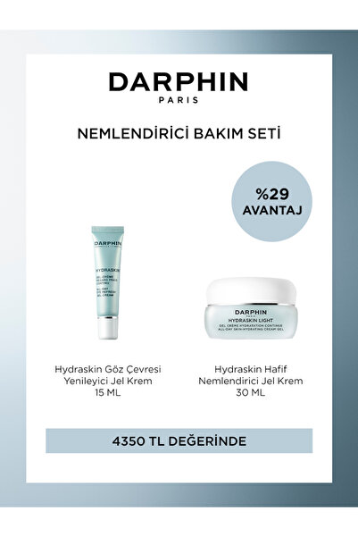 Darphin Nemlendirici Bakım Seti - Hydraskin Hafif Nemlendirici Jel Krem 30 ML...