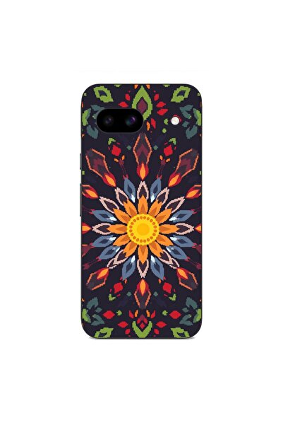 OEM Калъф, съвместим с Google Pixel 8A, силиконов гел TPU, с шарка Пиксел арт...