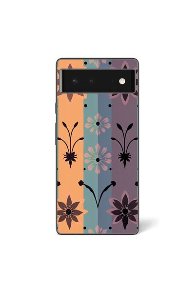 OEM Case compatible with Google Pixel 6 Silicone Gel Tpu Pattern Vintage Deca...