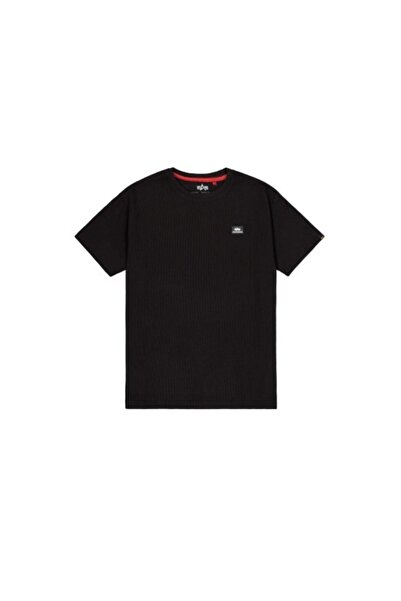 Alpha Industries Tricou bărbătesc Waffle SL Negru