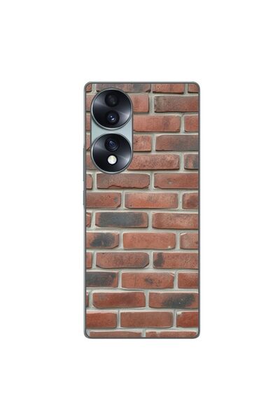 OEM Husa compatibila cu Honor 70 Silicon Gel Tpu Model Brick Wall