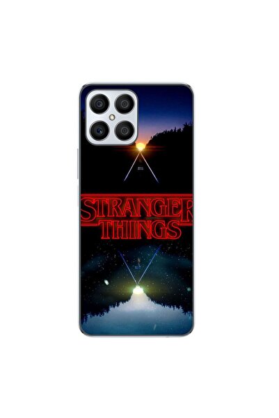 OEM Husa compatibila cu Honor X8 4G Silicon Gel Tpu Model Stranger Things Sunset