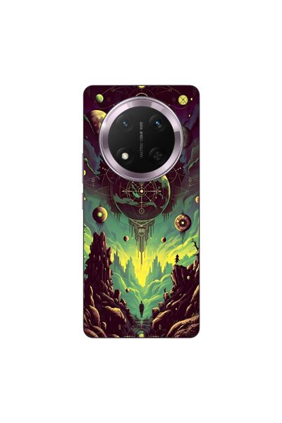 OEM Husa compatibila cu Honor Magic7 Lite Silicon Gel Tpu Model Mystical Planet