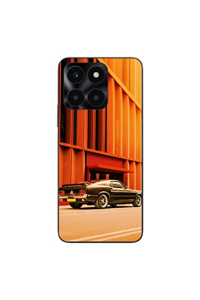 OEM Husa compatibila cu Honor X6a Silicon Gel Tpu Model Mustang Sunset