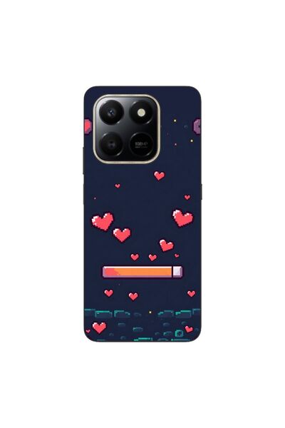 OEM Husa compatibila cu Honor X7d Silicon Gel Tpu Model Pixelated Healthbar