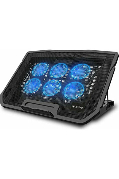 Lamtech Βάση ψύξης για φορητό υπολογιστή έως 17.3 " με 6 ανεμιστήρες και φωτι...