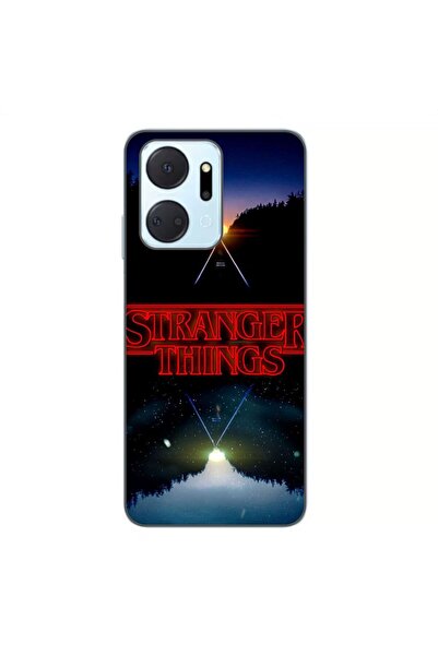 OEM Husa compatibila cu Honor X7a Silicon Gel Tpu Model Stranger Things Sunset