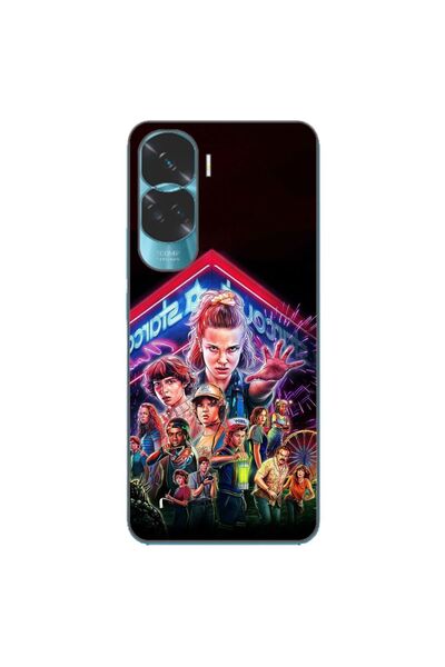 OEM Θήκη συμβατή με Honor 90 Lite 5G Σιλικόνης TPU με σχέδιο Stranger Things ...