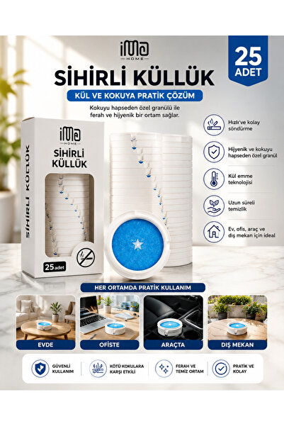 ZüccaciyeTr İMA Home Sihirli Küllük – 25 Adet