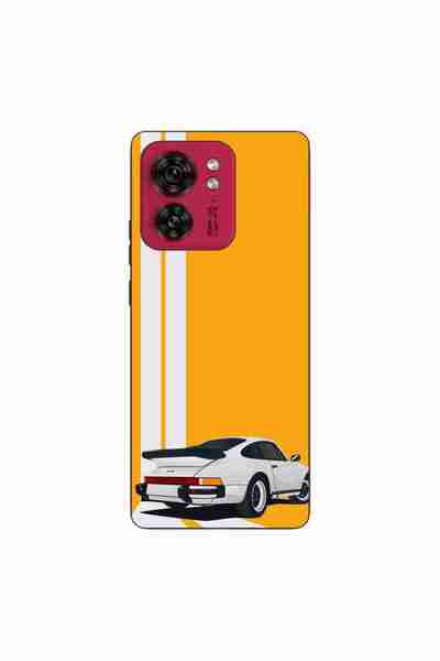 OEM Калъф, съвместим с Motorola Edge 40, силиконов гел TPU, модел Porsche 911...