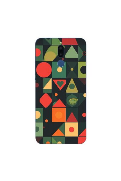 OEM Husa compatibila cu Huawei Mate 10 Lite Silicon Gel Tpu Model Retro Shapes