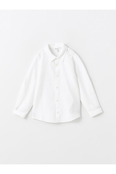 LC Waikiki Long Sleeve Basic Boys' Shirt