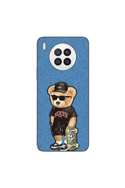 OEM Husa compatibila cu Huawei Nova 8i Silicon Gel Tpu Model Bear Skate Fashion