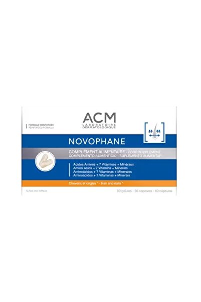 ACM Capsule pentru par si unghii Novophane, 60 capsule,