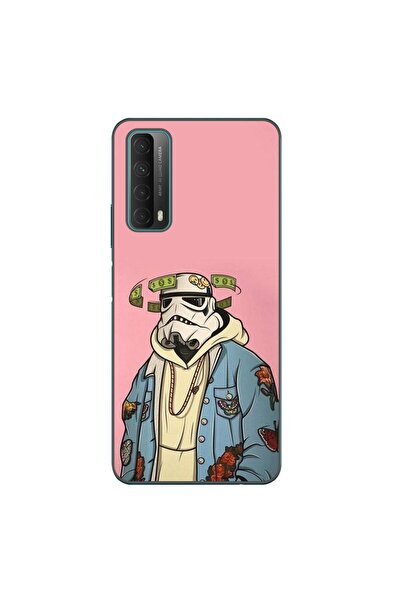 OEM Калъф, съвместим с Huawei P Smart 2021, силиконов гел TPU модел Trooper M...