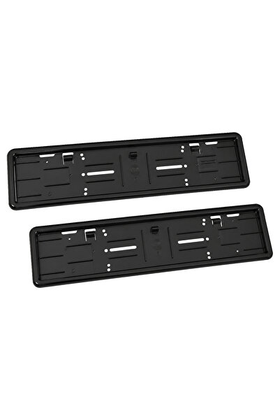 OEM Siyah Çerçeveli Universal Araç Plakalık Seti (2 Adet)