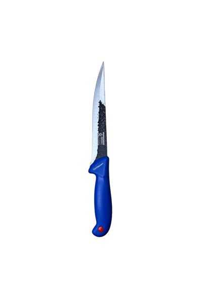 KAVI ONE Cutit cu lama dreapta 20 cm, varf dublu tais, Ringen K, Albastru