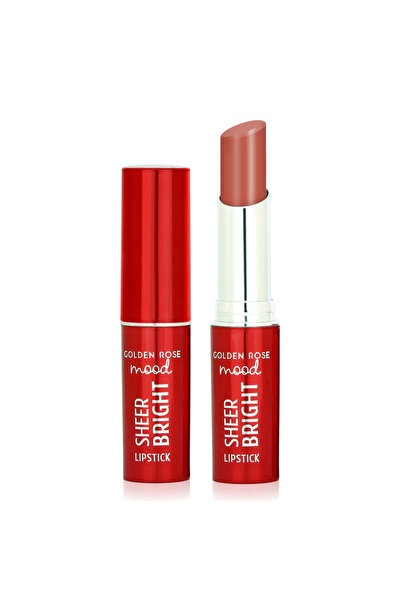 Golden Rose MOOD SHEER BRIGHT LIPSTICK 101 NUDE GLOW 3.3GR