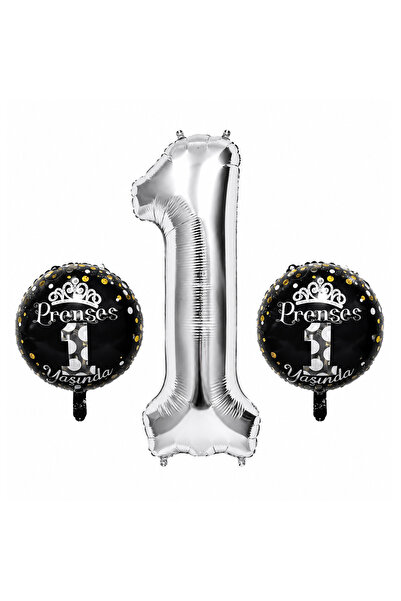 BeySüS Princess 1 Year Old Set Foil Balloon
