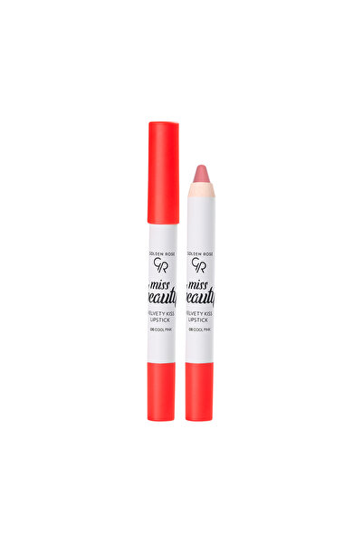 Golden Rose MISS BEAUTY VELVETY KISS LIPSTICK 08 COOL PINK 3.5GR