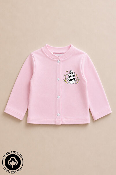 Miniel Unisex Baby Panda Printed 100% Cotton 3-12 Months Seasonal Combed Cott...