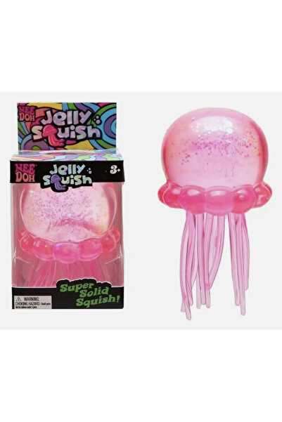 Needoh Jucărie antistres meduză squishy Schylling, Model meduză senzorială, J...