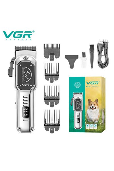 VGR Professional Pet Clipper V-201, Stainless Steel Blade, 200 Minute Runtime...