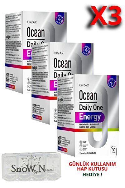 Ocean Rich Content Daily One Energy 30 Tablets - 3 Pieces (Total 90 Tablets) ...