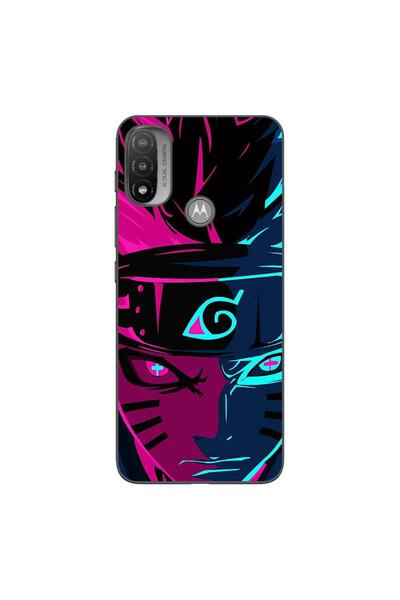 OEM Калъф, съвместим с Motorola Moto E20, силиконов гел TPU, с шарка Наруто, ...