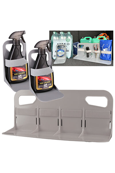 Mardil Set organizator portbagaj auto cu Velcro, 3 piese, gri, pentru depozit...