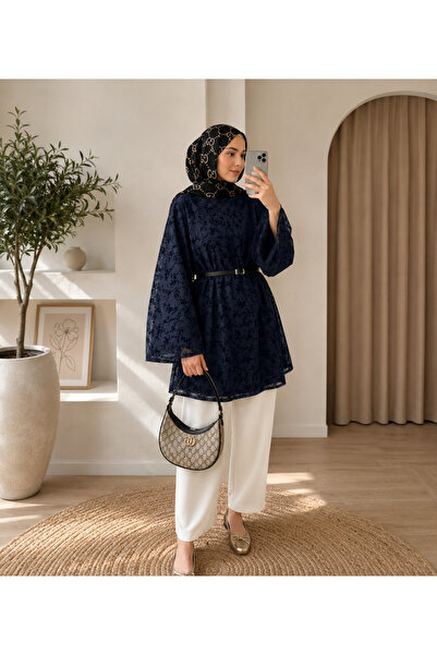 Lior Design تونيك تيسطير فاخر منقوش