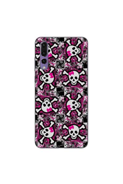 OEM Θήκη συμβατή με Huawei P20 Pro από σιλικόνη gel TPU, σχέδιο Pop Art Σκελετός