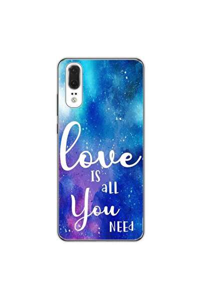 OEM Husa compatibila cu Huawei P20 Silicon Gel Tpu Model Love Is All You Need