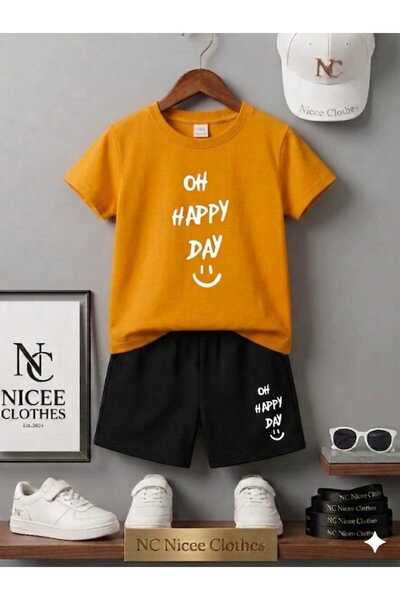 NC Nicee Clothes ΚΑΛΟΚΑΙΡΙΝΟ ΠΑΙΔΙΚΟ ΜΠΛΟΥΖΑΚΙ ΚΑΙ ΣΟΡΤΣ UNISEX (ΕΚΤΥΠΩΣΗ OH ...