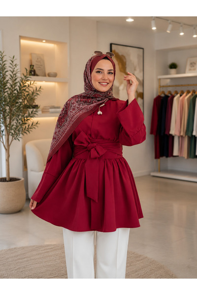 Lior Design Fiyonk Detaylı İspanyol Kol Gömlek