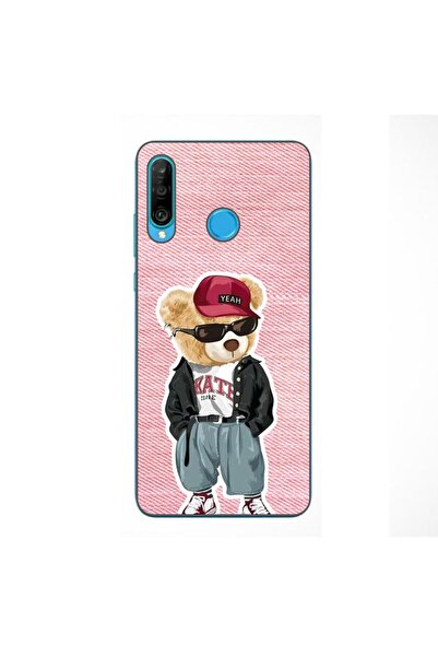 OEM Калъф, съвместим с Huawei P30 Lite, силиконов гел TPU, модел Розова дънко...