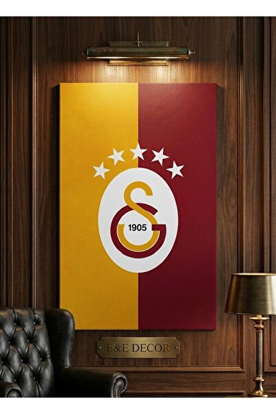 shop Klasik Galata Saray Logolu Premium Kanvas Tablo