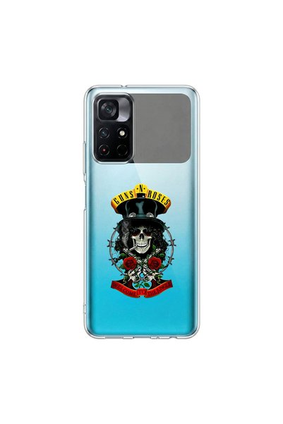 PPKin Poco M4 Pro Compatible Metal 3 Design Transparent Case
