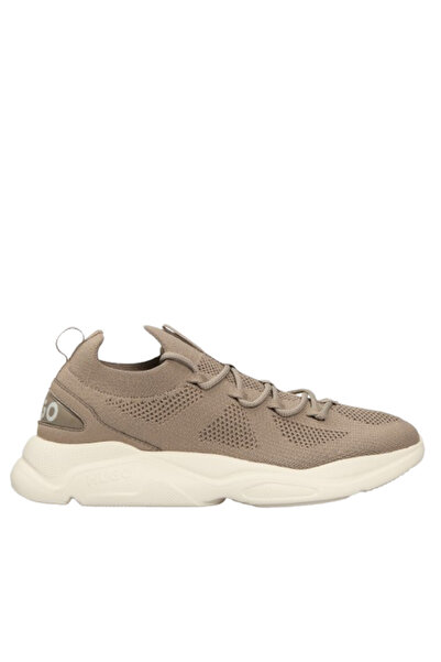 HUGO Ανδρικά Leon Runn Kn Lace Up Sneakers Γκρι 50541684-242