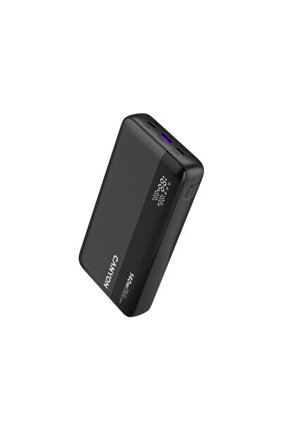 CANYON Baterie Externă PB-240 25000mAh, PD 140W, Display, Gri închis